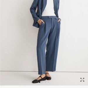 NWT madewell the rosedale straight pant in crepe 4
